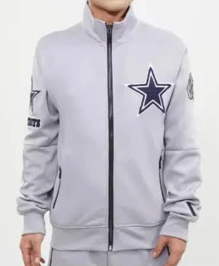 Brant Dallas Cowboys NFL Bomber Full Zip Jacket