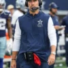 Brian Schottenheimer Preseason 2026 Cowboys Sleeveless Anorak Jacket