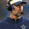 Brian Schottenheimer Preseason Cowboys Sleeveless Anorak Jacket