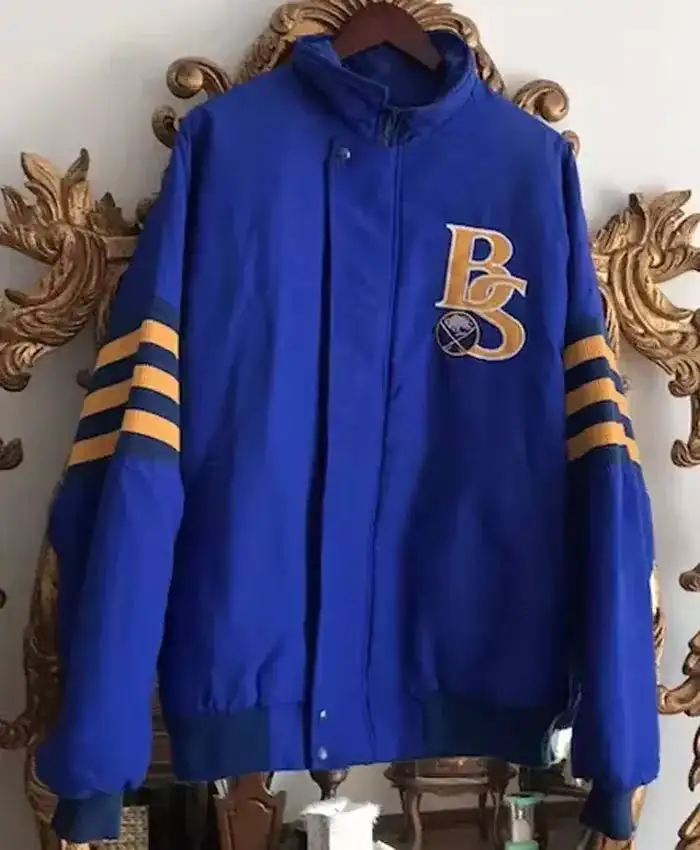 Buffalo Sabres BS Blue Letterman Varsity Jacket