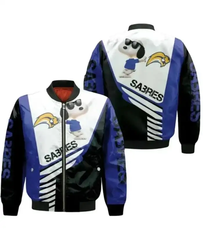 Buffalo Sabres Snoopy Vintage Bomber Jacket