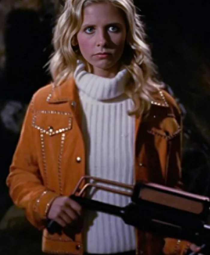 Buffy The Vampire Slayer Buffy Summers Studded Brown Jacket