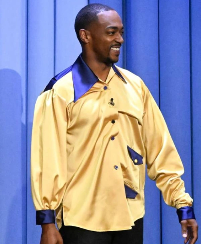 Buy Anthony Mackie Gordon Gartrell Yellow Shirt