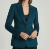 Buy Demi Moore Movie The Substance Elisabeth Sparkle Blue Blazer Sale