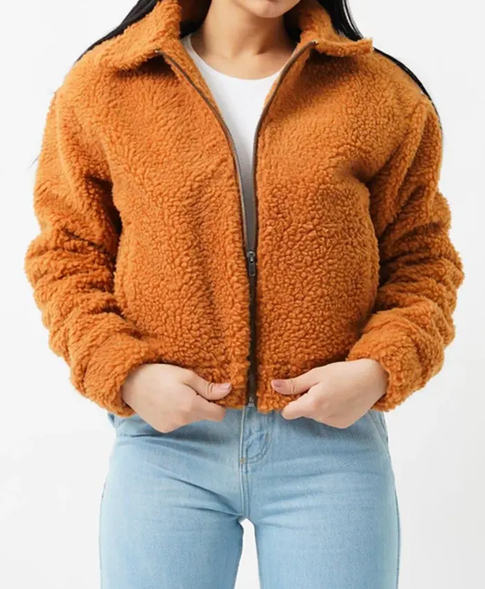 Fur Teddy Camel Brown Jacket