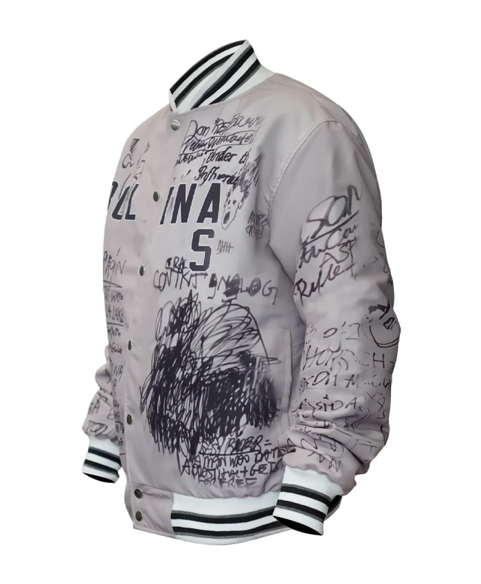 Buy James Franco International Biarritz Film Festival Printed Bomber Jacket For Sale