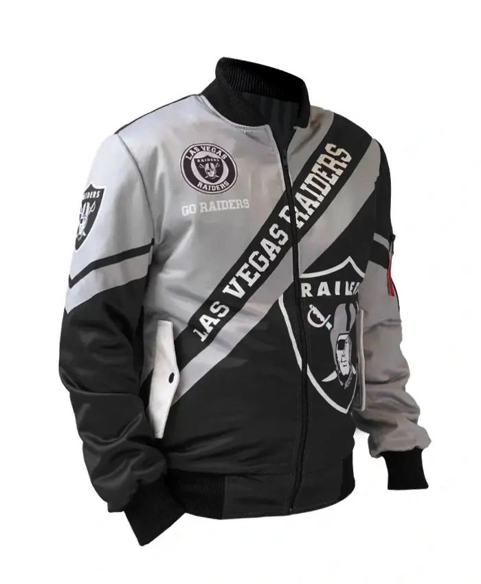 Buy Las Vegas Raiders Bomber Jacket For Men And Women At Sale