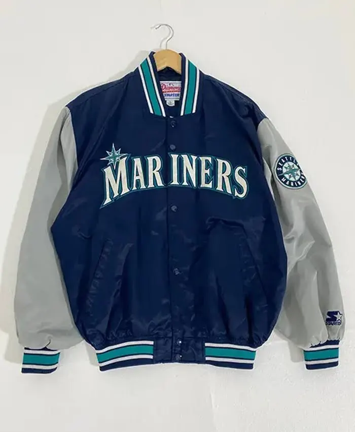 MLB Team Seattle Mariners Varsity Starter Jacket - Image 3