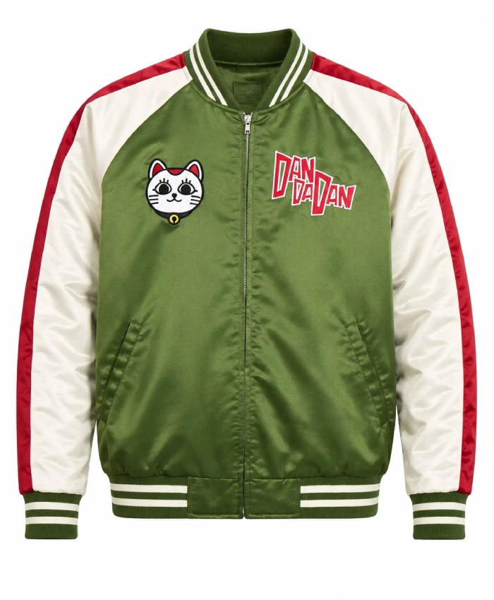Buy Manga Series Dandadan Turbo Granny Green Bomber Jacket