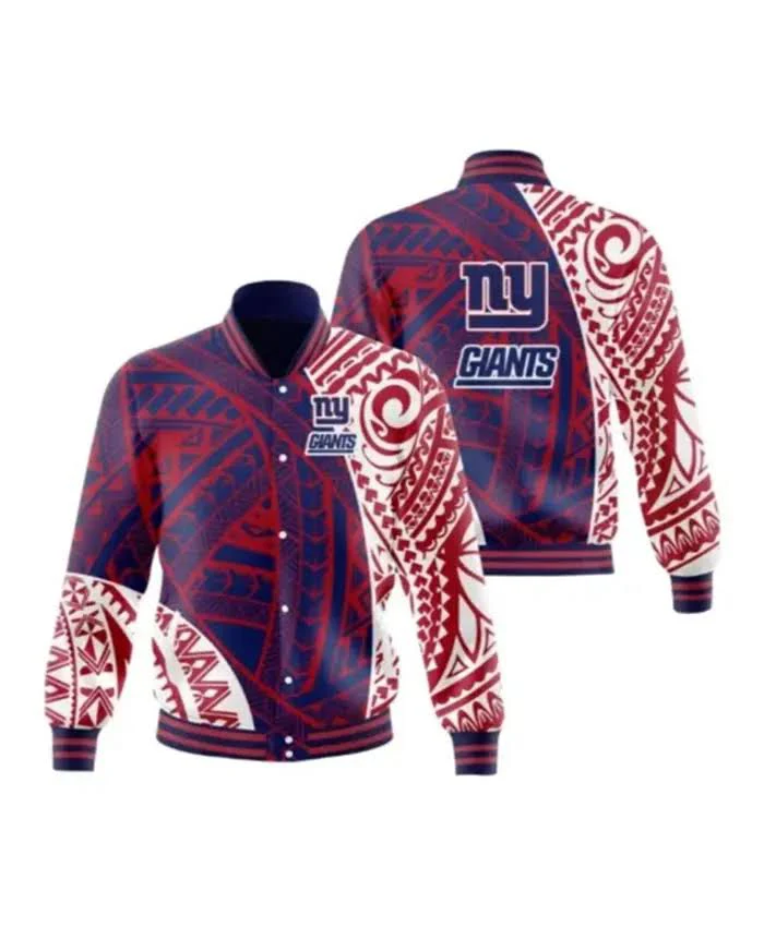 Buy NFL Aiden Wolf New York Giants Letterman Varsity Jacket For Men And Women