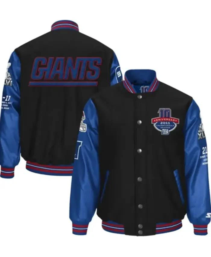 Buy NFL Amir Torp New York Giants Championship Jacket For Men And Women
