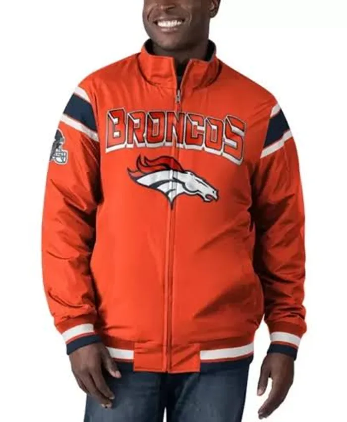 NFL Denver Broncos Orange Jacket - Image 3