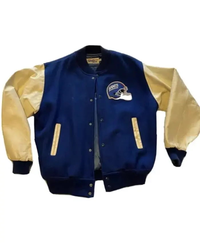 Buy NFL Olaf Brown New York Giants Wool Varsity Jacket For Men And Women
