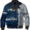 Buy NFL Sim Bayer Seattle Seahawks Vintage Bomber Jacket For Men And Women