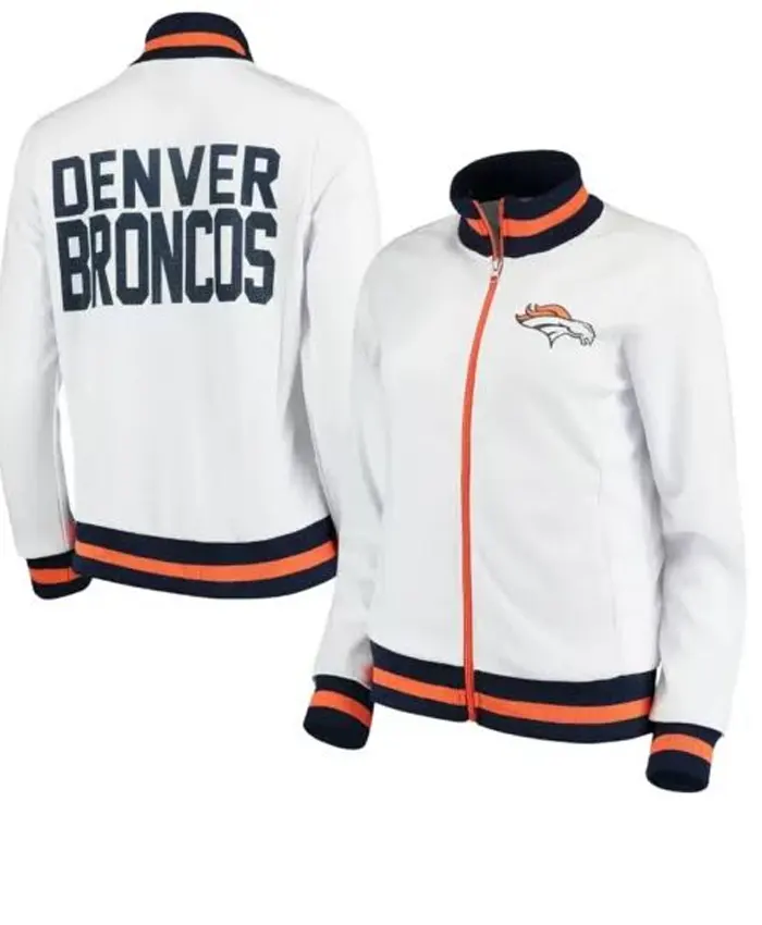 NFL Denver Broncos White Jacket - Image 7