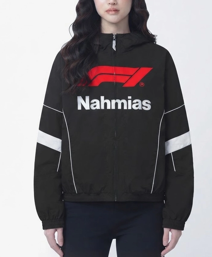 Buy Nahmias x F1 Warm Up Full Zip Race Black Jacket For Men and Women