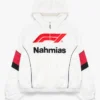 Buy Nahmias x F1 Warm Up White Full Zip Race Jacket For Men and Women