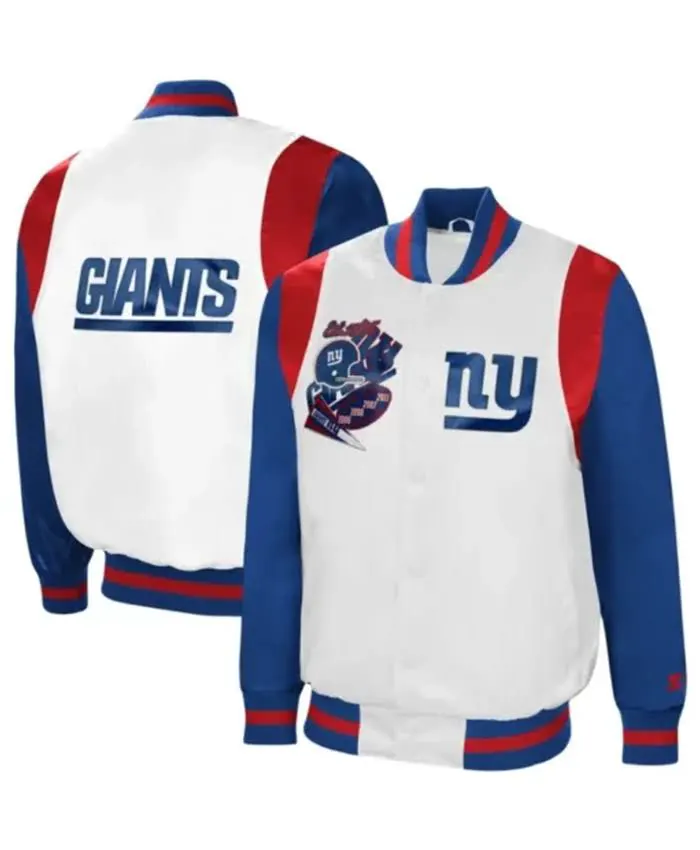 Buy New York Giants White Jacket
