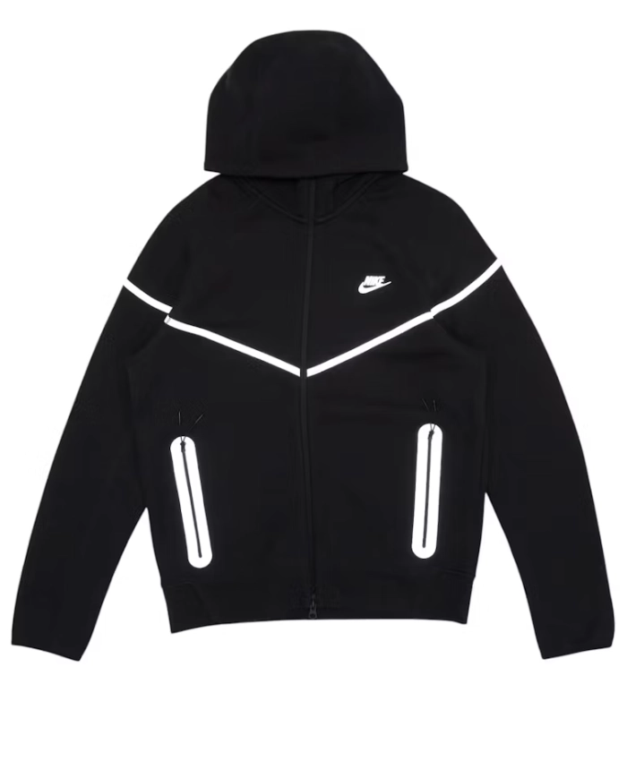 Buy Nike Tech Windrunner Reflective Design Black Fleece Full Zip Jacket