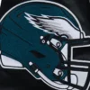 Buy Now Philadelphia Eagles Letterman Black Satin Jacket