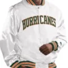 Buy Now Starter Miami Hurricanes Bomber Satin Jacket