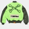 Buy Now WTAPS X ALPHA MA1 Zip Up Bomber Jacket For Sale