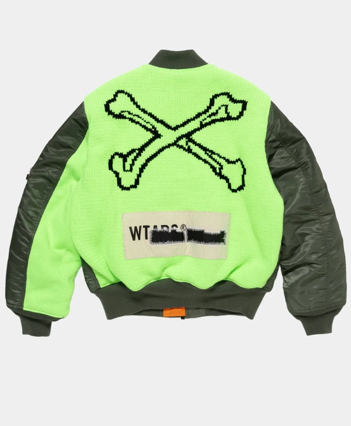 Buy Now WTAPS X ALPHA MA1 Zip Up Bomber Jacket For Sale