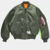 Buy Now WTAPS X ALPHA MA1 Zip Up Bomber Jacket On Sale