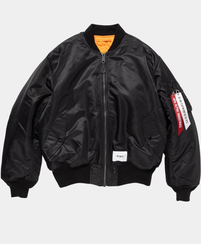 Buy Now WTAPS X ALPHA MA1 Zip Up Bomber Jacket