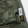 Buy Now WTAPS X ALPHA MA1 Zip Up Bomber Olive Jacket Now WTAPS X ALPHA MA1 Zip Up Bomber Olive Jacket