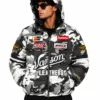 Supreme x Vanson Leathers Cordura Down Jacket in Snow Camo