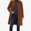 Buy TV Series The Gentlemen 2026 Benedetta Porcaroli Brown Suede Leather Coat