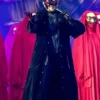 Buy The Weeknd Croke Park Dublin Black Leather Coat