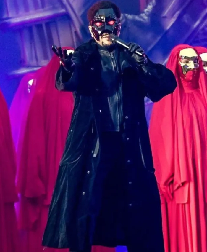 Buy The Weeknd Croke Park Dublin Black Leather Coat