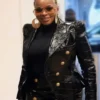CBS Mornings Mary J. Blige Black Leather Blazer