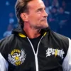 CM Punk WWE SmackDown Black and White Nexus Hooded Bomber Jacket