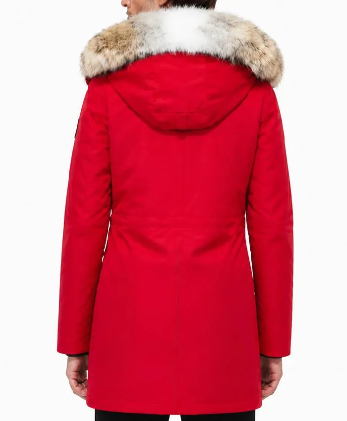 Canada Goose Red Fur Jacket Men