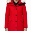 Canada Goose Red Fur Jacket Mens