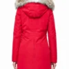 Canada Goose Red Fur Jacket Women