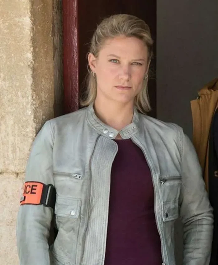 Candice Renoir Yeelem Jappain Leather Jacket