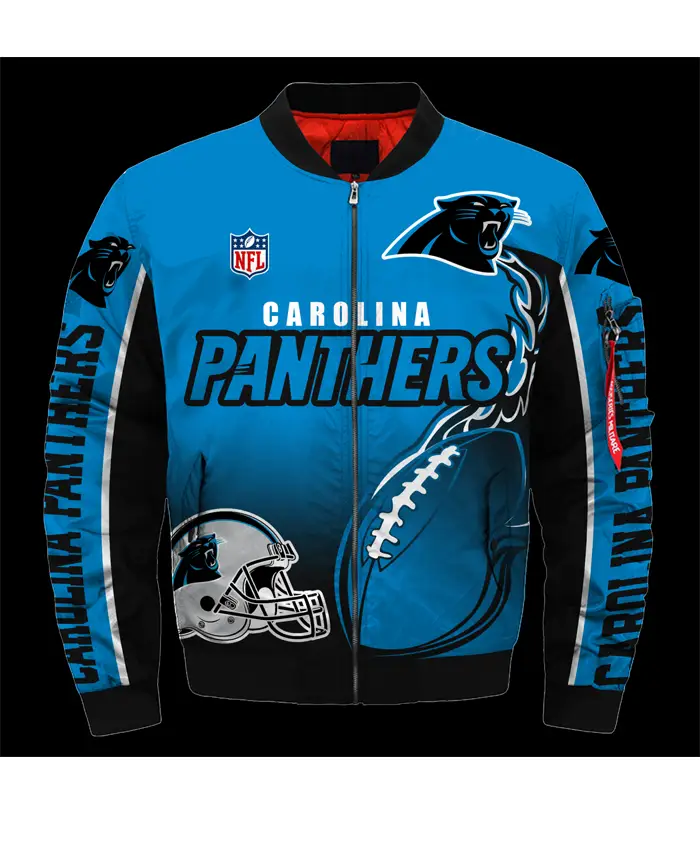 Carolina Panthers Printed Bomber Jacket