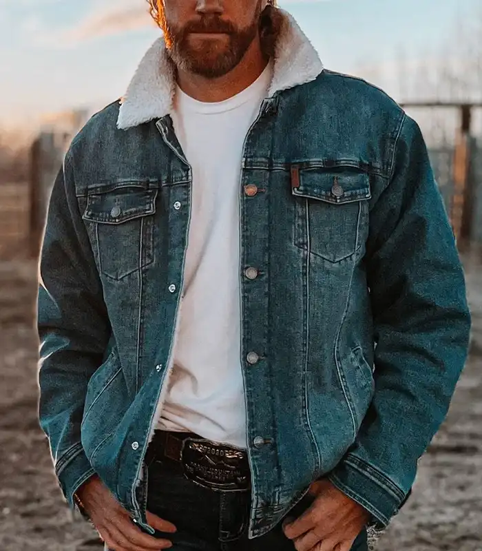 Chancey Williams Cowboys Are Cool Again Denim Jacket