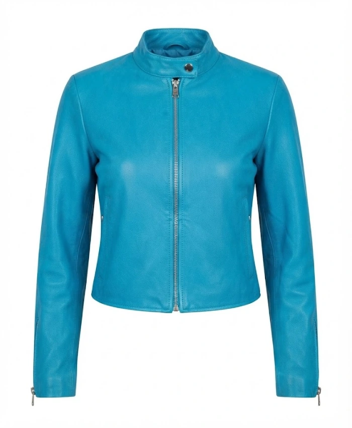 Charli XCX Outside Lands Chrome Hearts Blue Jacket