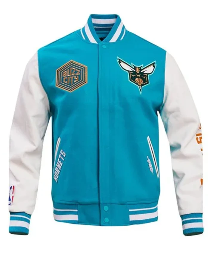 Charlotte Hornets 2023/24 City Edition Letterman Varsity Jacket