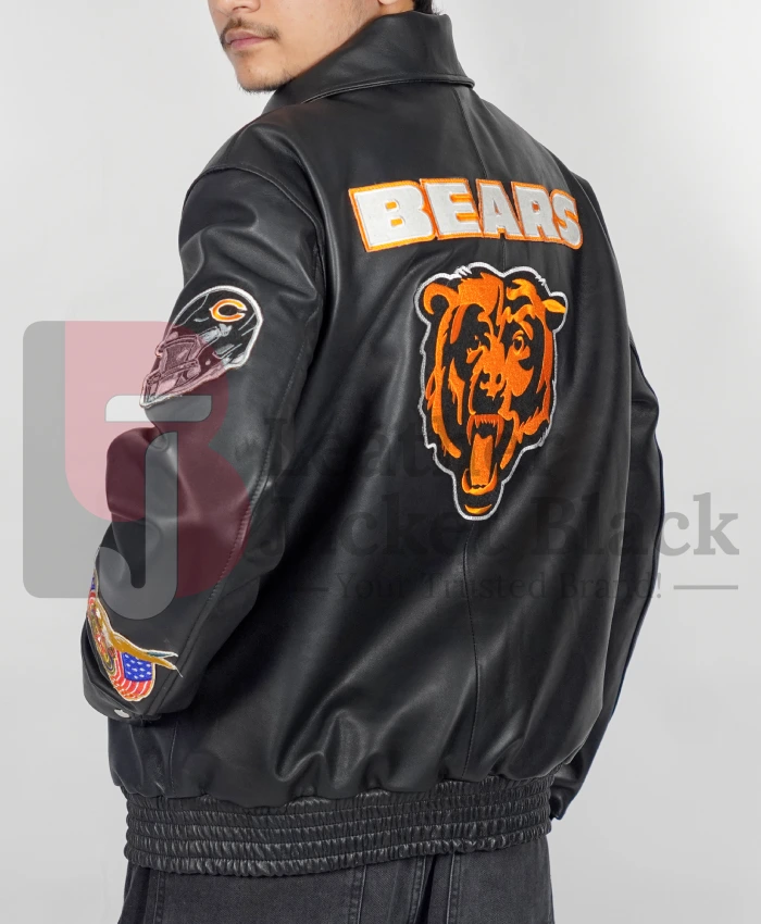 Chicago Bears Leather Jacket - Image 5