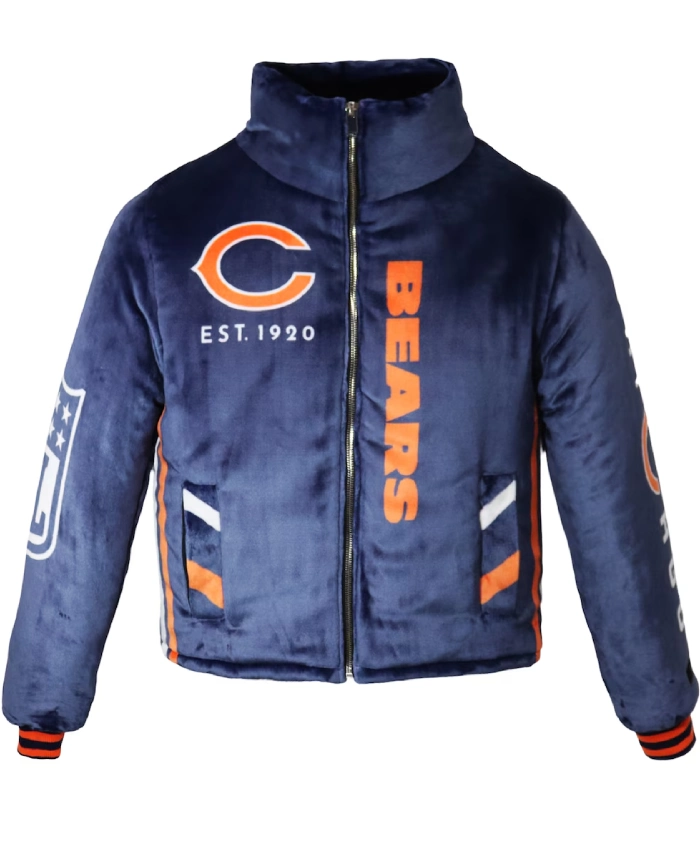 Chicago Bears EQUIHUA Cobija Navy Jacket For Men and Women Sale