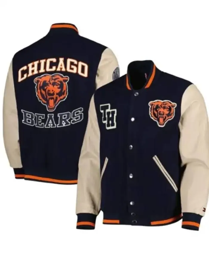 Chicago Bears Letterman Varsity Jacket