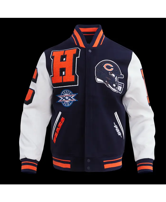 Chicago Bears Varsity Jacket - Image 3