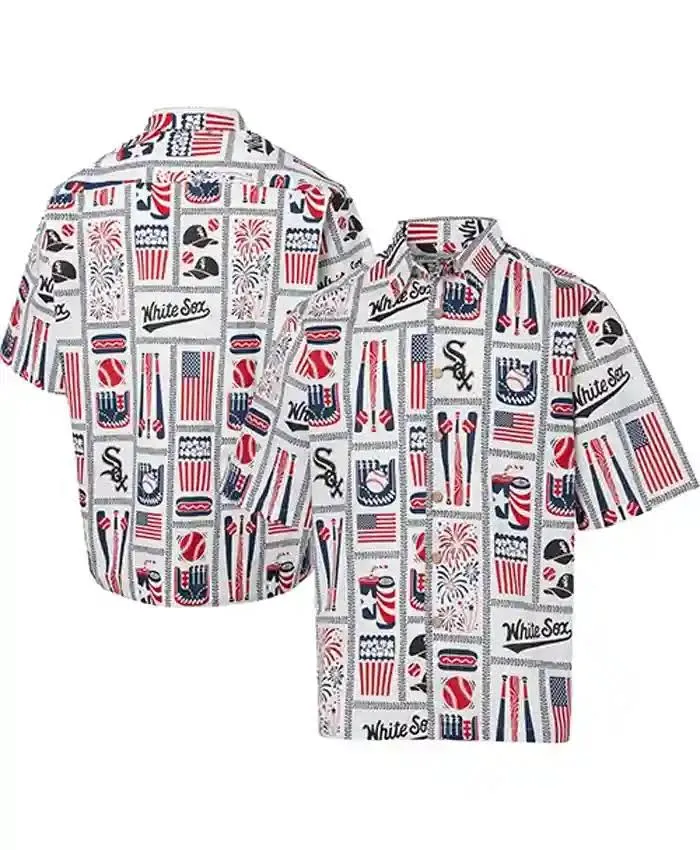 Chicago White Sox Buttoned Printed Shirt - Image 2