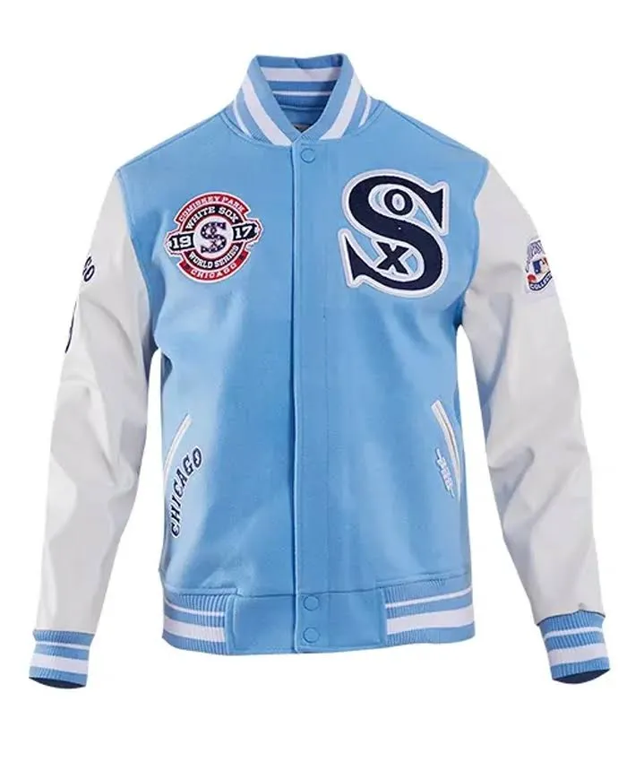 Chicago White Sox MLB Letterman Varsity Jacket - Image 3